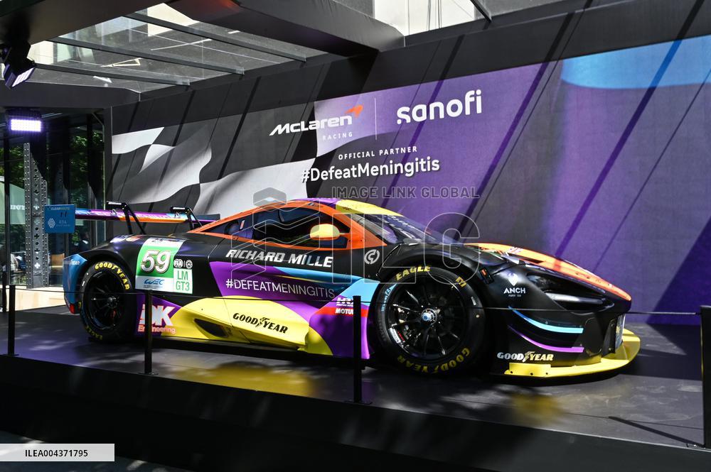 Reveal of Mc Laren Racing Car for The 24 Hours of Le Mans - Paris