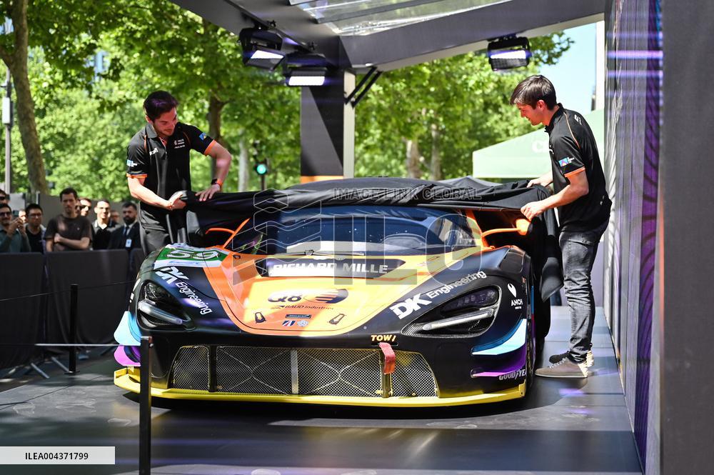 Reveal of Mc Laren Racing Car for The 24 Hours of Le Mans - Paris