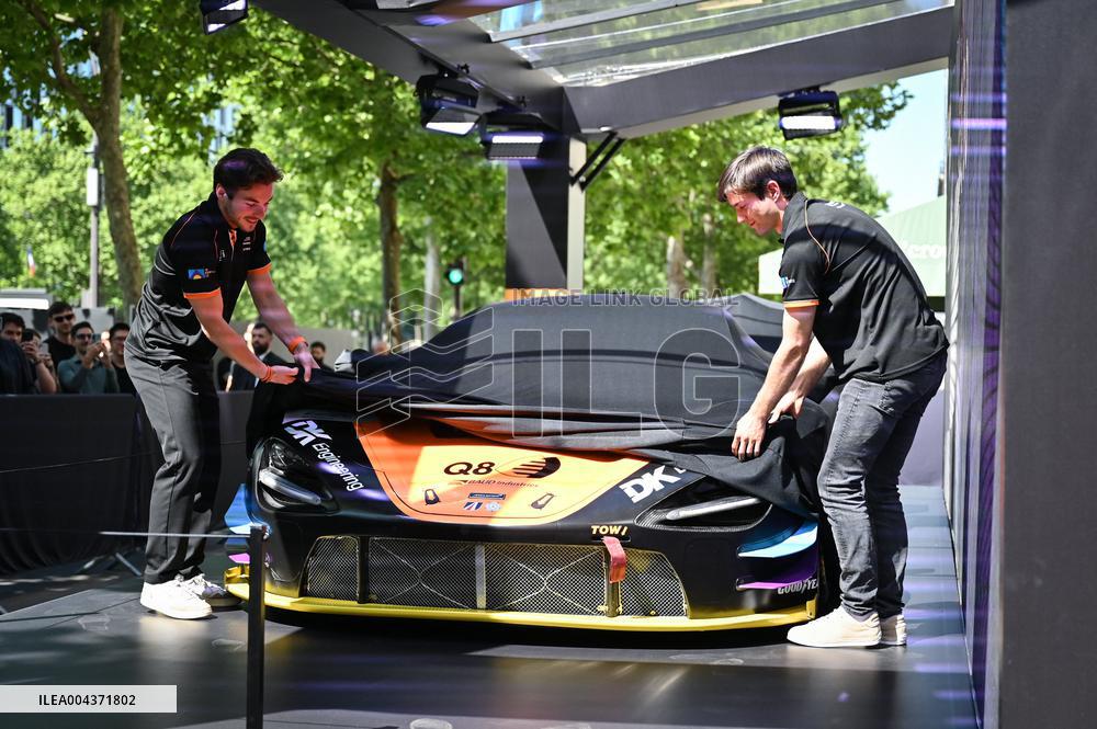 Reveal of Mc Laren Racing Car for The 24 Hours of Le Mans - Paris