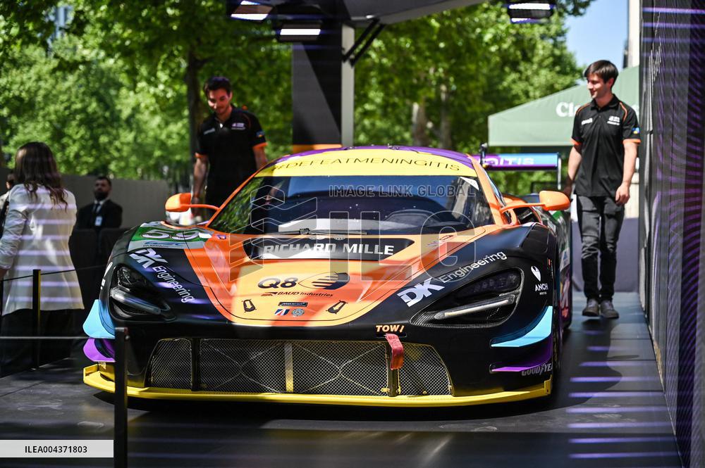 Reveal of Mc Laren Racing Car for The 24 Hours of Le Mans - Paris