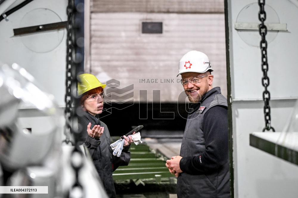 Production of structures for underground hospital
