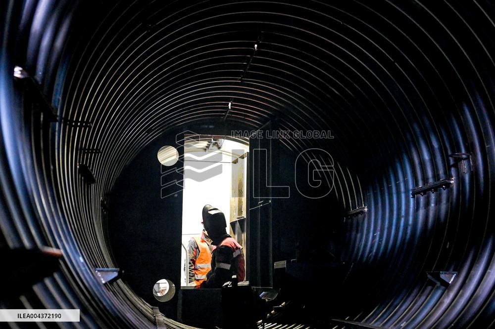 Production of structures for underground hospital