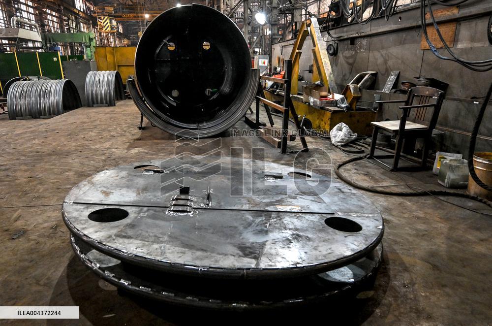 Production of structures for underground hospital
