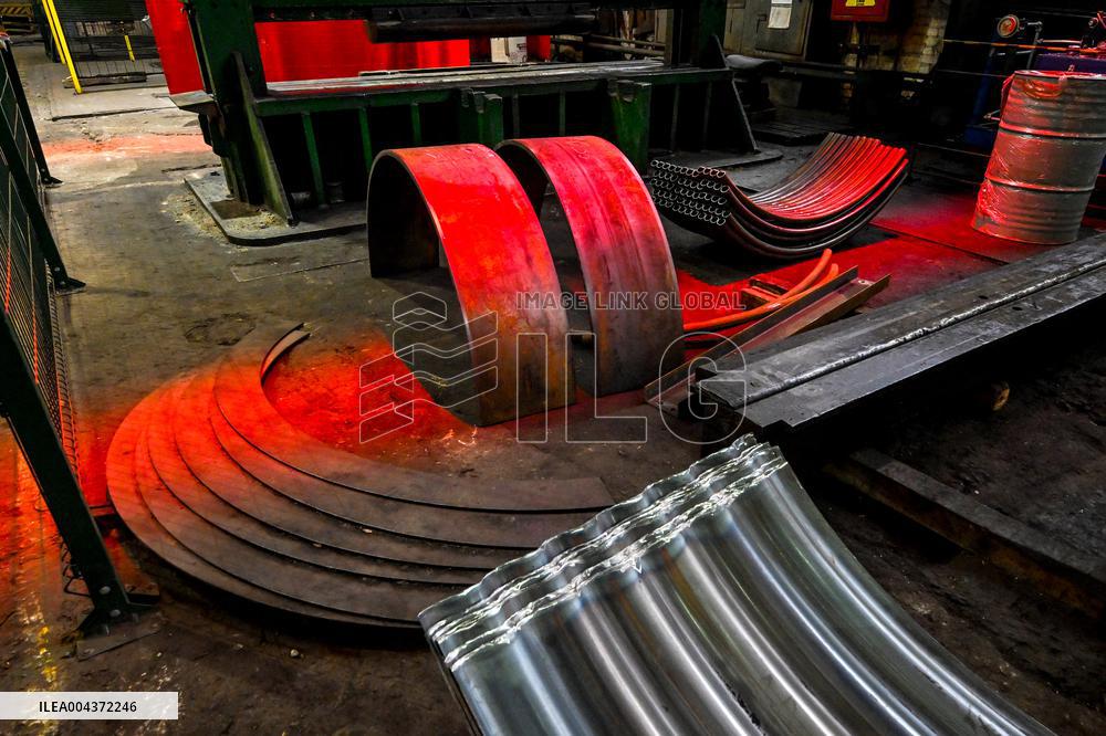 Production of structures for underground hospital