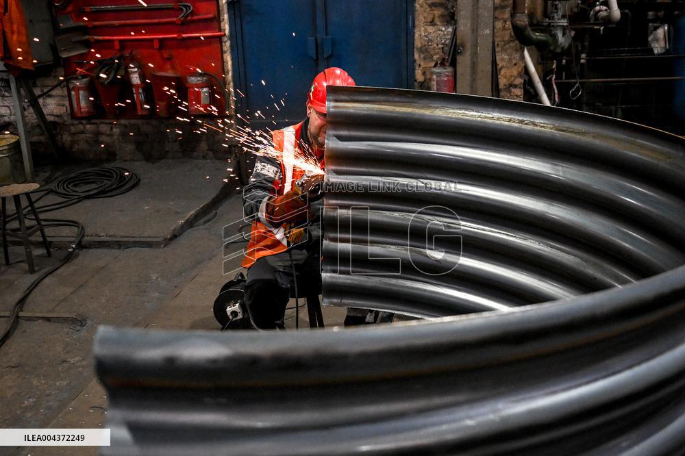 Production of structures for underground hospital