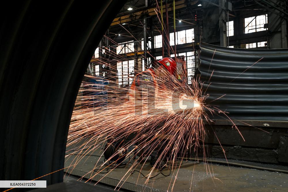 Production of structures for underground hospital