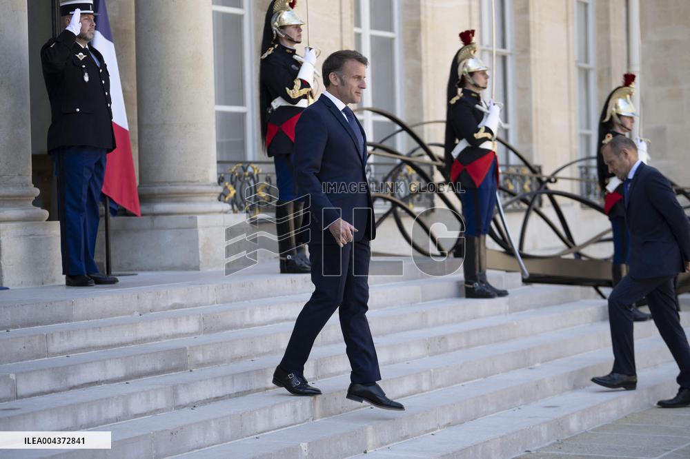 France's President Emmanuel Macron and Belgium's Prime Minister Bart De Wever