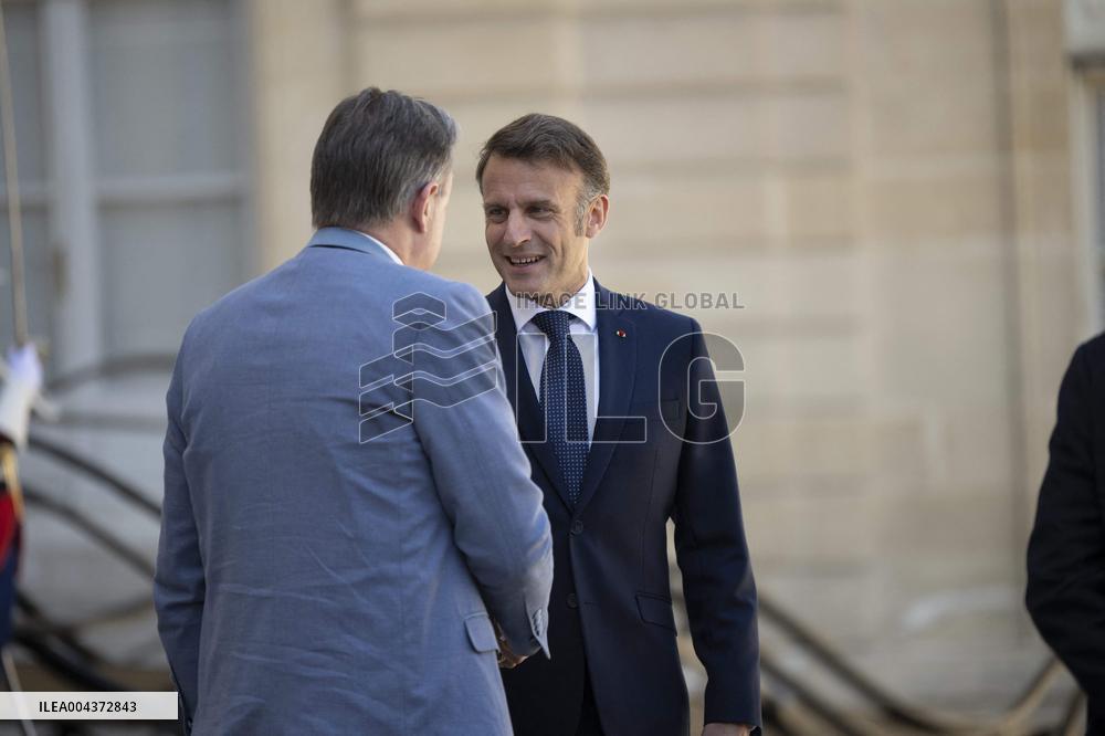 France's President Emmanuel Macron and Belgium's Prime Minister Bart De Wever