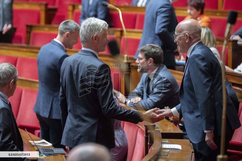 Questions to the government at the French National Assembly - Paris