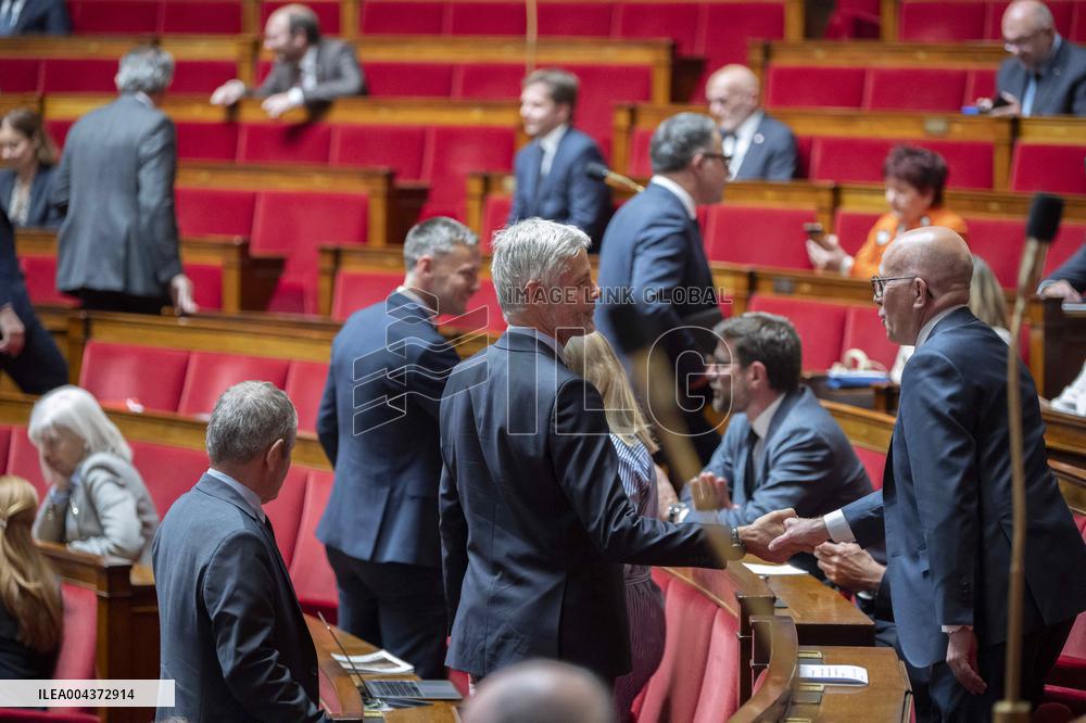 Questions to the government at the French National Assembly - Paris