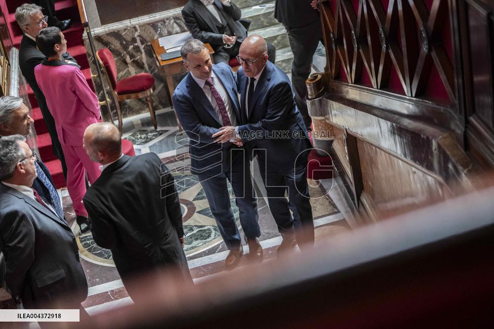 Questions to the government at the French National Assembly - Paris