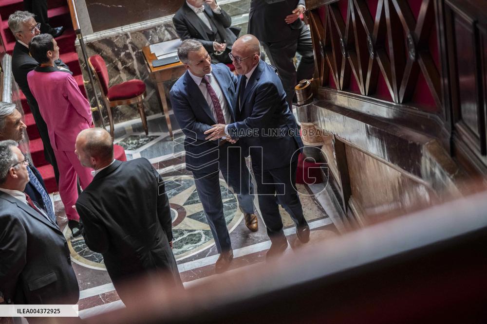 Questions to the government at the French National Assembly - Paris