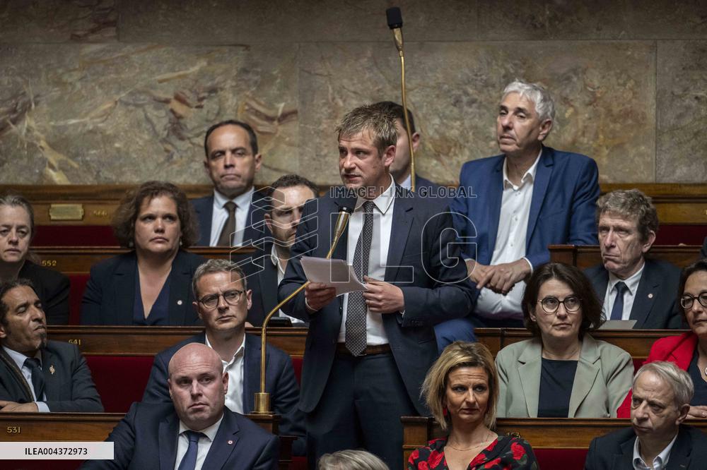 Questions to the government at the French National Assembly - Paris