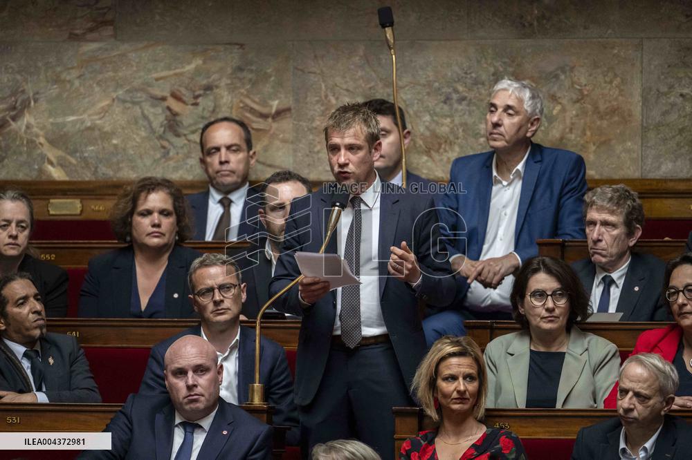 Questions to the government at the French National Assembly - Paris