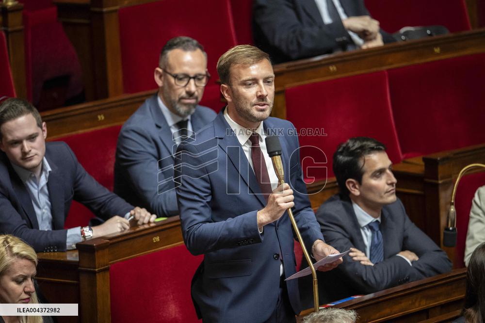 Questions to the government at the French National Assembly - Paris