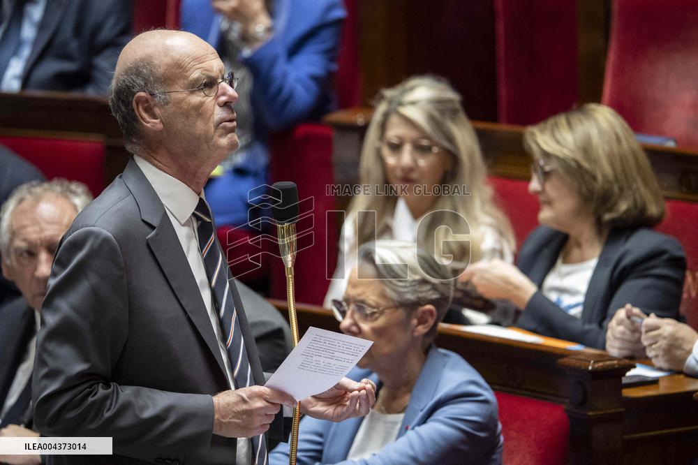 Questions to the government at the French National Assembly - Paris