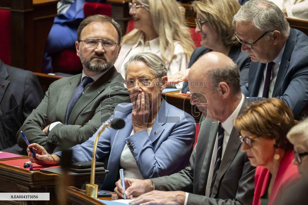 Questions to the government at the French National Assembly - Paris