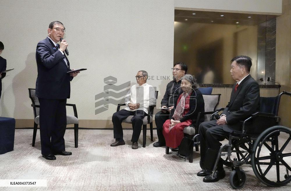 Japan PM Ishiba in Manila