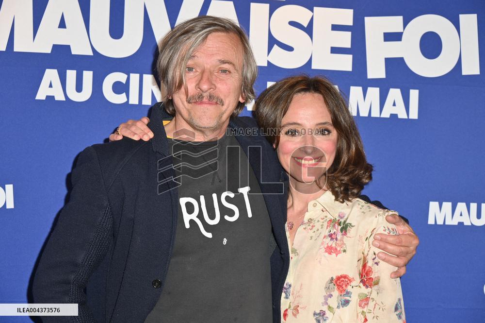 Premiere of De Mauvaise Foi - Paris