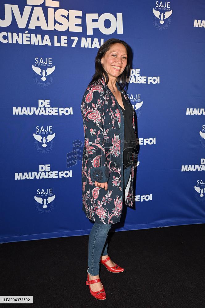 Premiere of De Mauvaise Foi - Paris