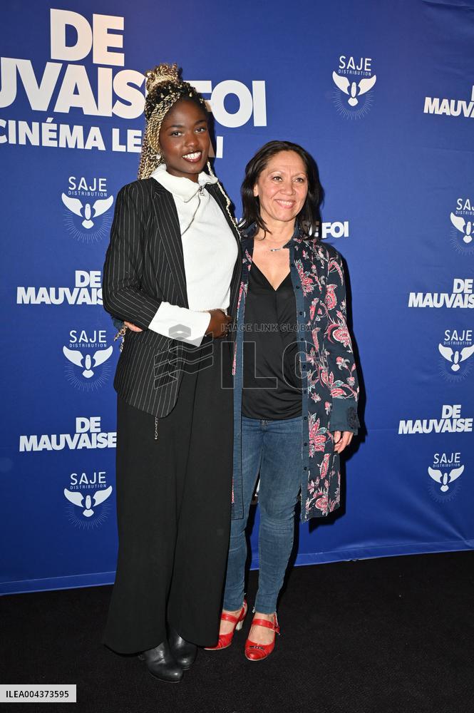 Premiere of De Mauvaise Foi - Paris