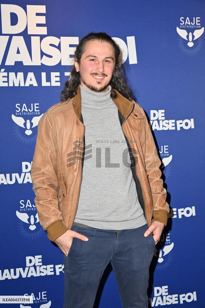 Premiere of De Mauvaise Foi - Paris