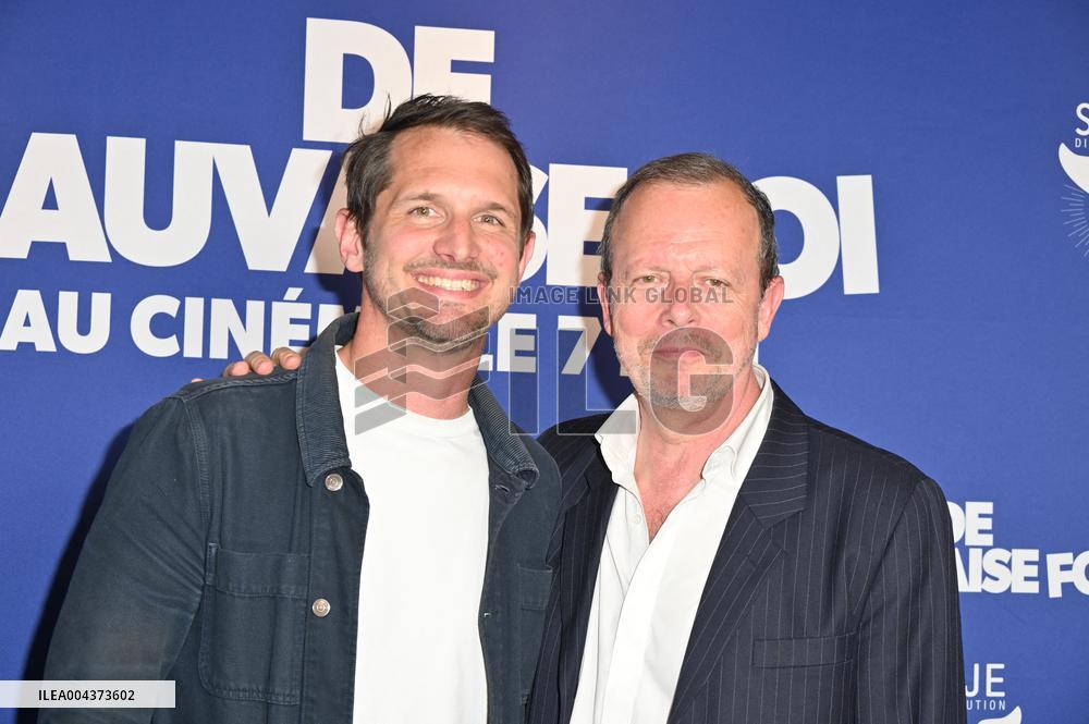Premiere of De Mauvaise Foi - Paris
