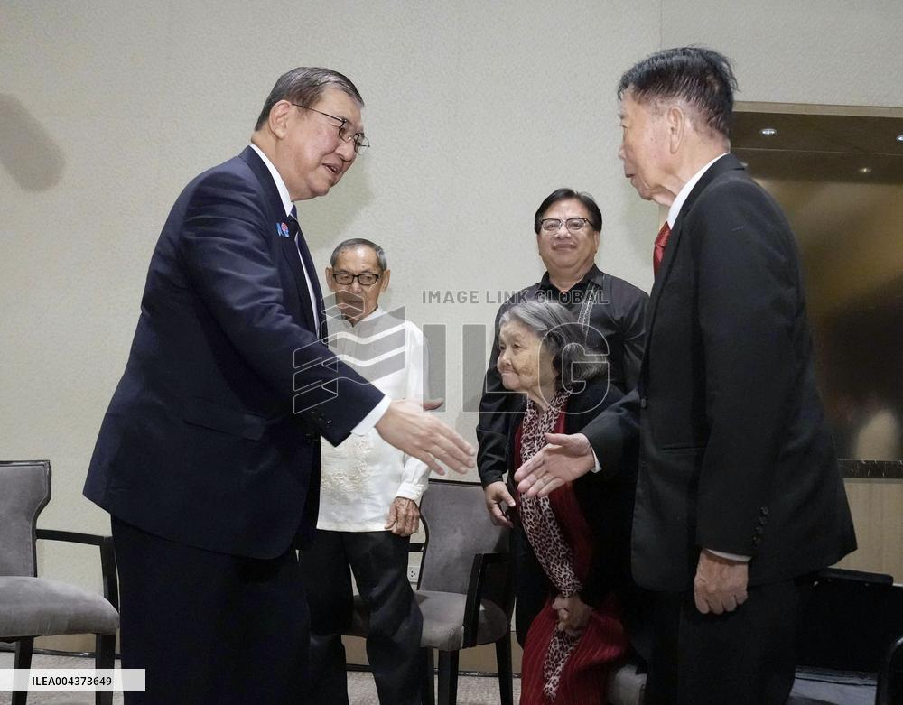 Japan PM Ishiba in Manila