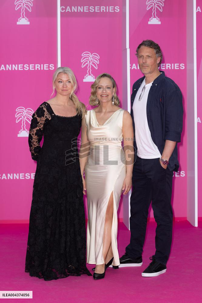 8th Canneseries Festival closing ceremony pink carpet