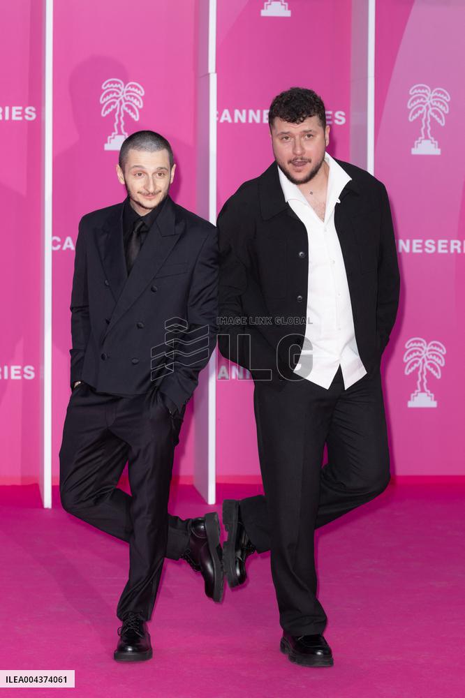 8th Canneseries Festival closing ceremony pink carpet
