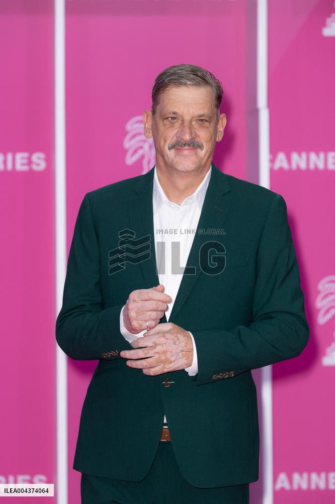 8th Canneseries Festival closing ceremony pink carpet