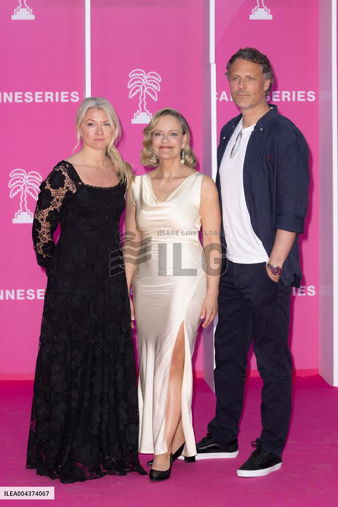 8th Canneseries Festival closing ceremony pink carpet