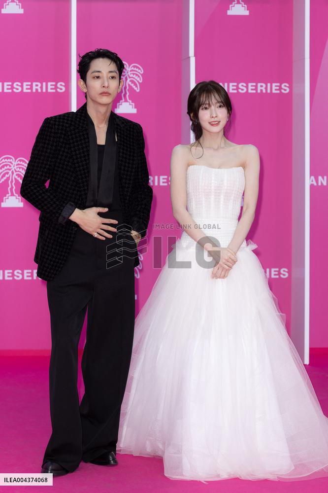 8th Canneseries Festival closing ceremony pink carpet
