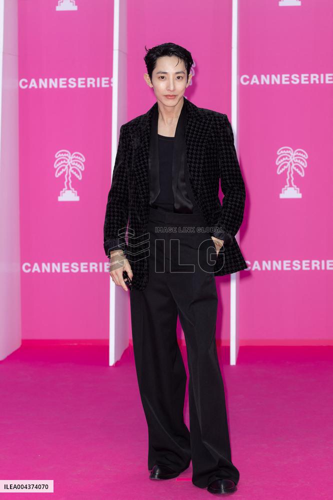 8th Canneseries Festival closing ceremony pink carpet