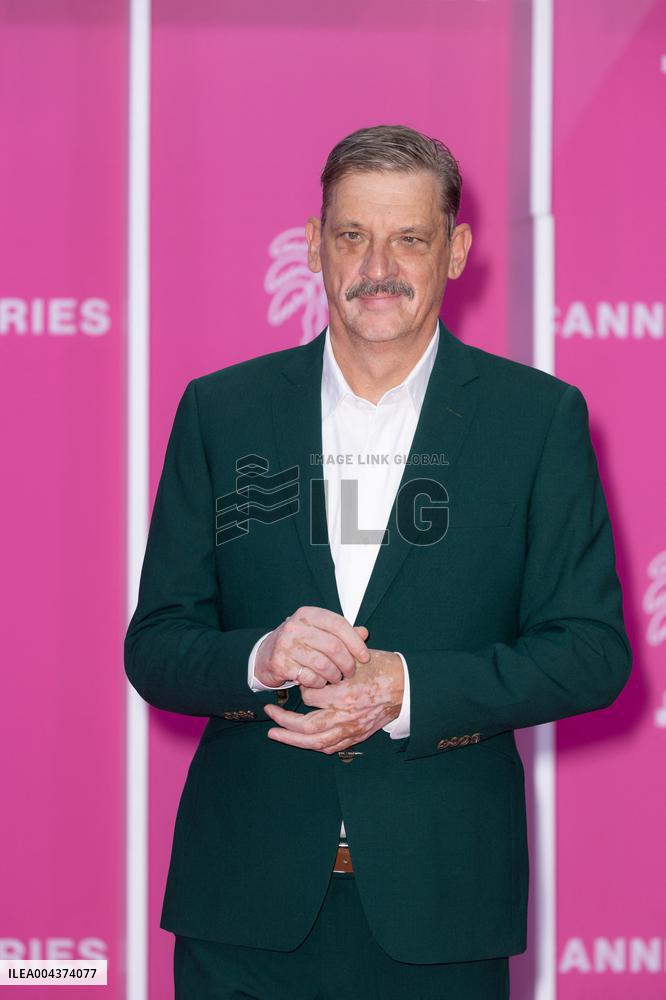 8th Canneseries Festival closing ceremony pink carpet