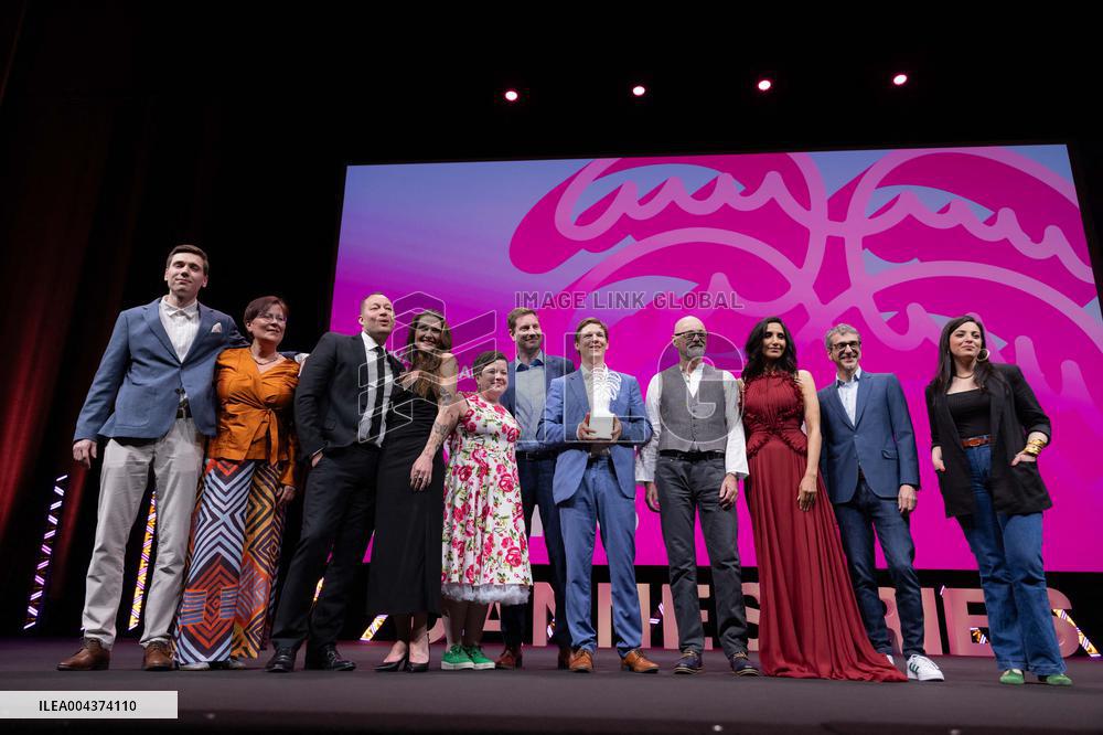 Prizes Ceremony of The 8th Canneseries Festival - Cannes