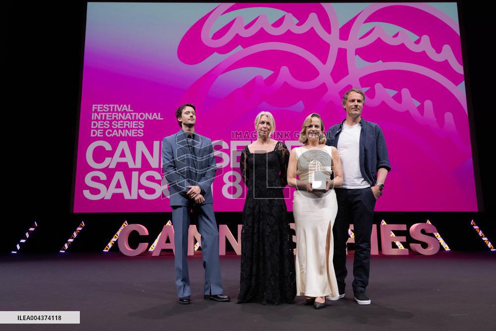 Prizes Ceremony of The 8th Canneseries Festival - Cannes