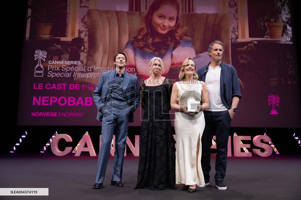 Prizes Ceremony of The 8th Canneseries Festival - Cannes