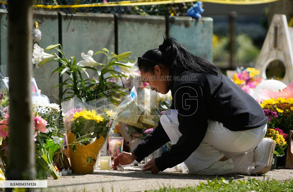 Vancouver Car Crash Aftermath - Canada