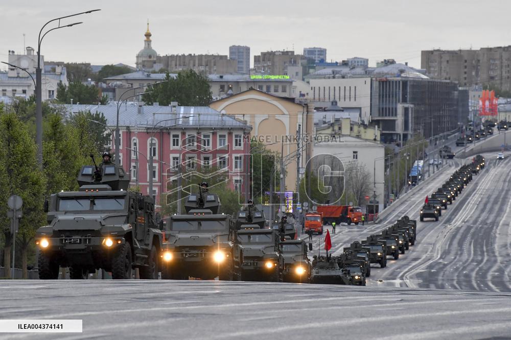 Moscow Parade Rehearsal - Russia