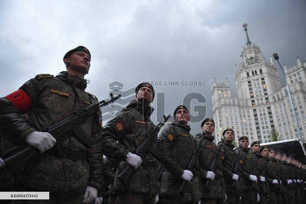 Moscow Parade Rehearsal - Russia