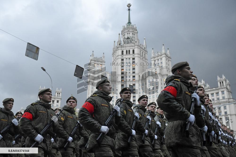 Moscow Parade Rehearsal - Russia