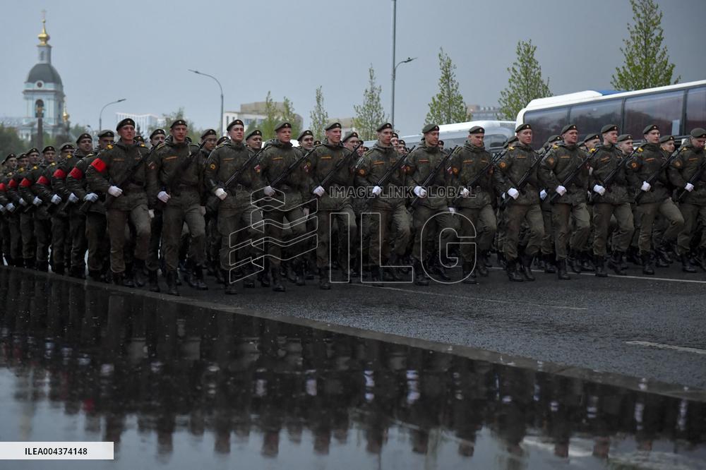 Moscow Parade Rehearsal - Russia