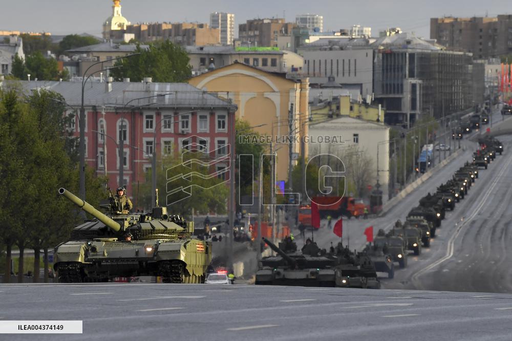 Moscow Parade Rehearsal - Russia