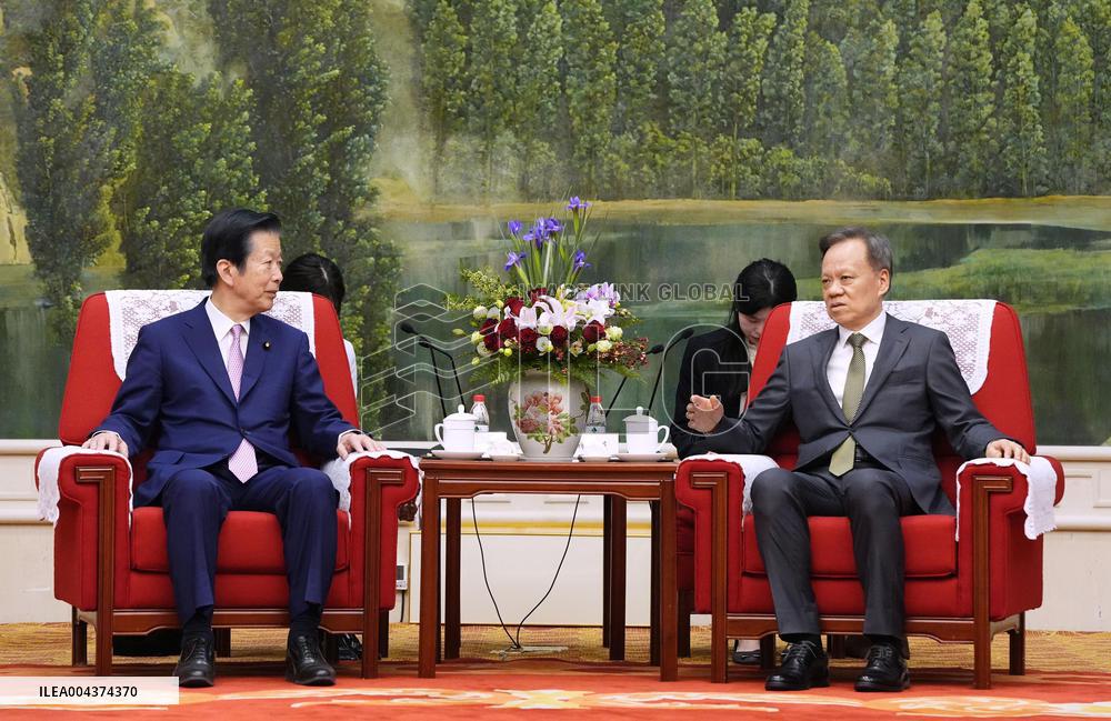 Ex-Komeito party leader in China