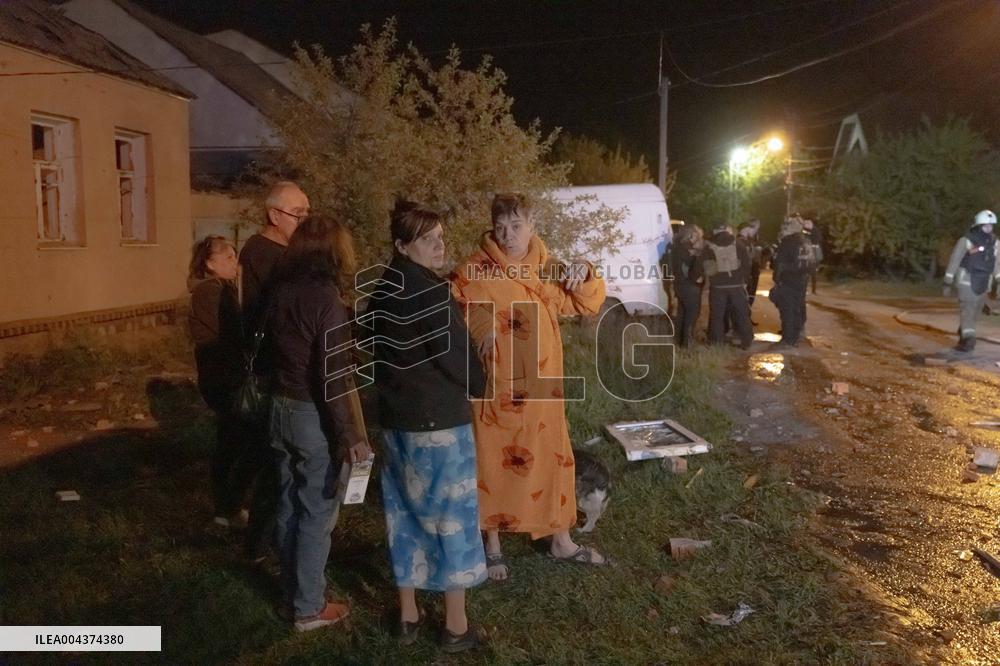 Russian Army Launched a Massive Drone Attack - Kharkiv