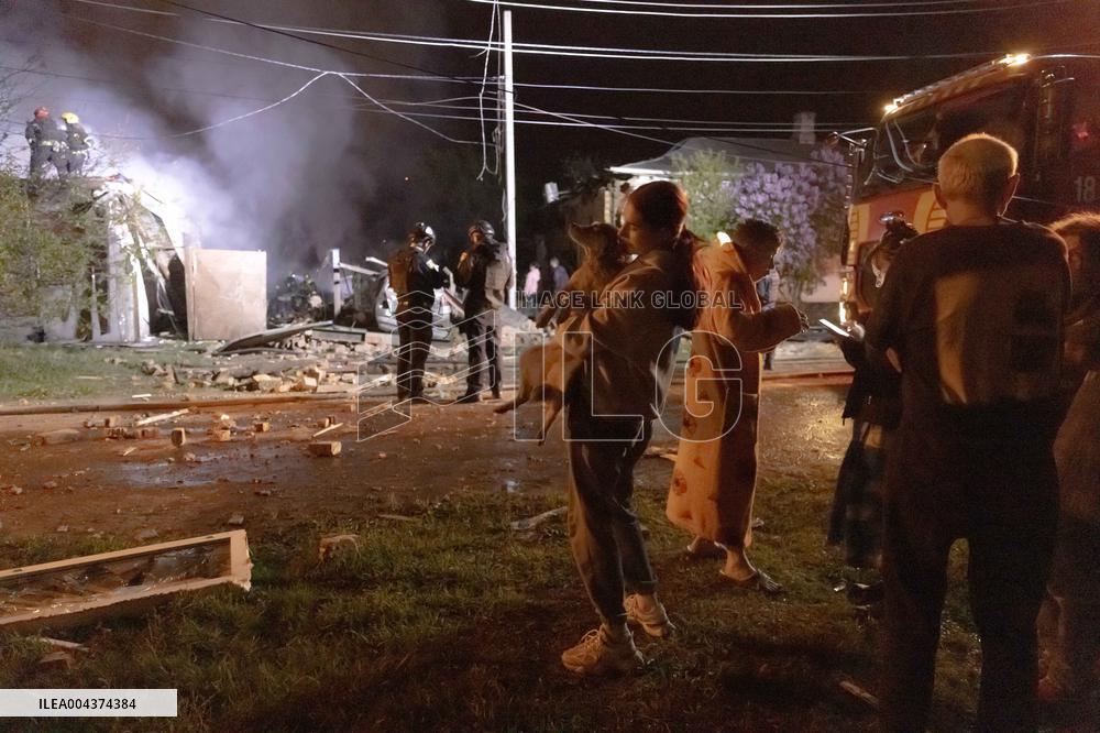 Russian Army Launched a Massive Drone Attack - Kharkiv