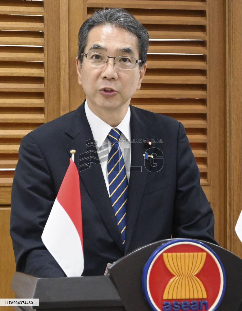 Japan farm minister Eto in Jakarta