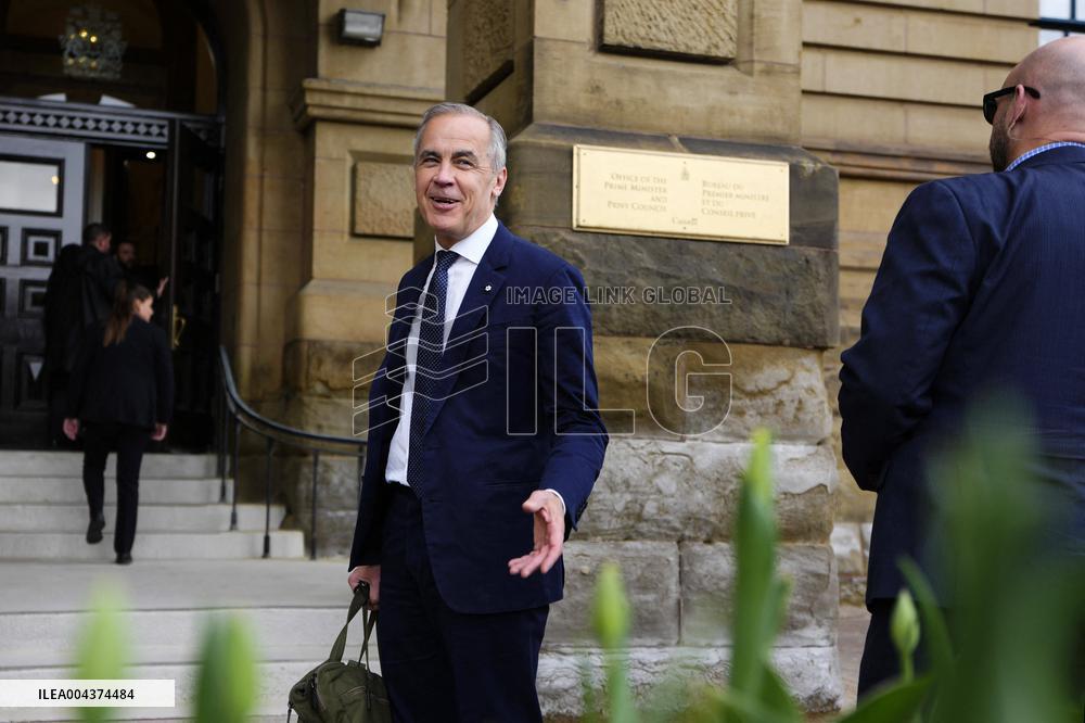 Mark Carney Arrives at The Office of The Prime Minister - Ottawa