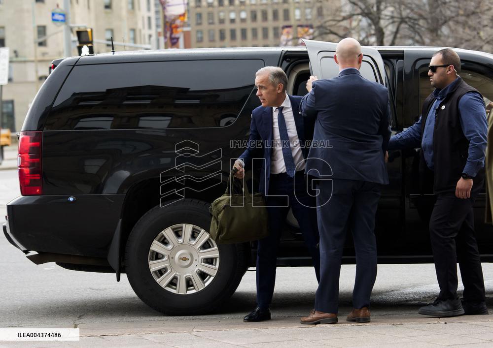 Mark Carney Arrives at The Office of The Prime Minister - Ottawa